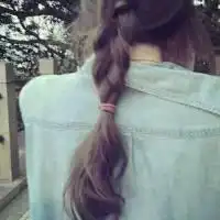 精选女生背影头像2014眼泪划过我的面容