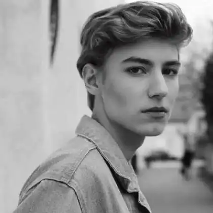 记忆里最干净的曾经没了,欧美范黑白颓废男生头像