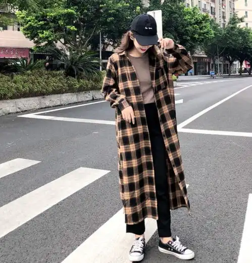 只需一件格子衬衫,即可穿出港风范儿,复古的美感