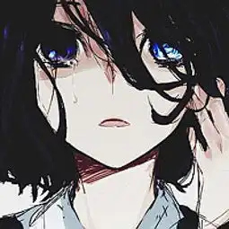 女生哭泣图片头像漫画泪