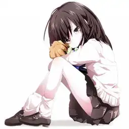 求黑发动漫少女的图片