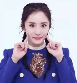 女星双马尾麻花辫杨幂少女感,杨超越二次元,关晓彤柔中带酷