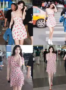 彷佛仙女下凡李菲儿穿碎花裙大秀绝美好身材