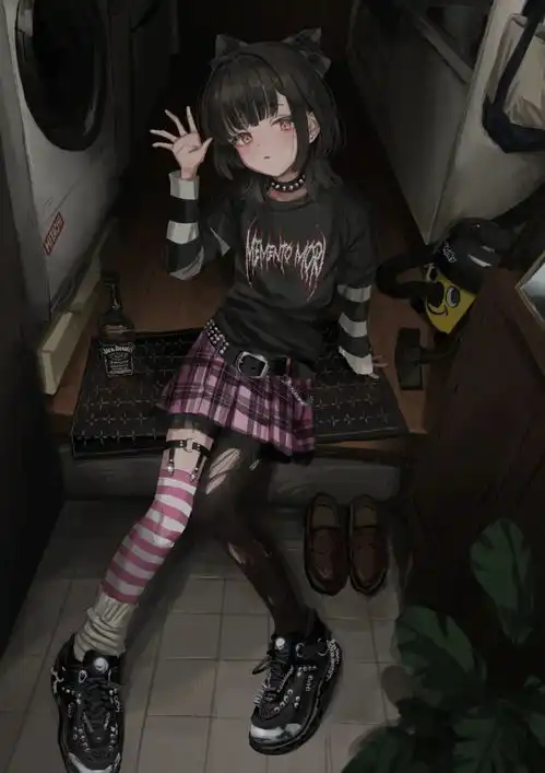 暗黑风的女生头像图片妹