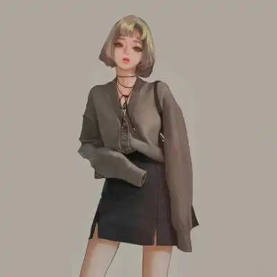 动漫女生社会高冷霸气图片,高冷女神