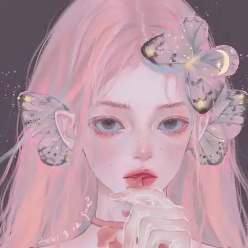 暗黑风的女生头像图片风