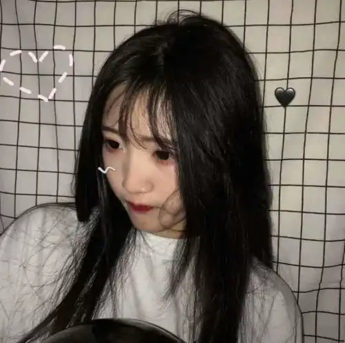 ins风假装快乐女生头像你不在的时候,我也偷偷流泪过