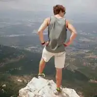 头像男欧美背影奔跑