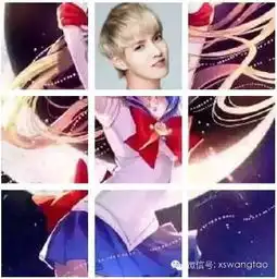 设计百科美少女战士九宫格换头像玩法,屌爆了