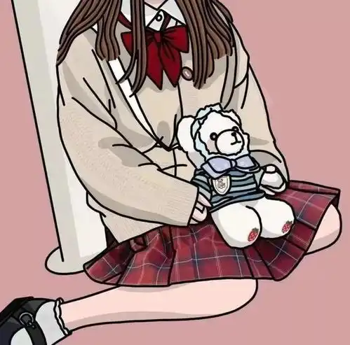 仙气jk漫画头像,小仙女必备