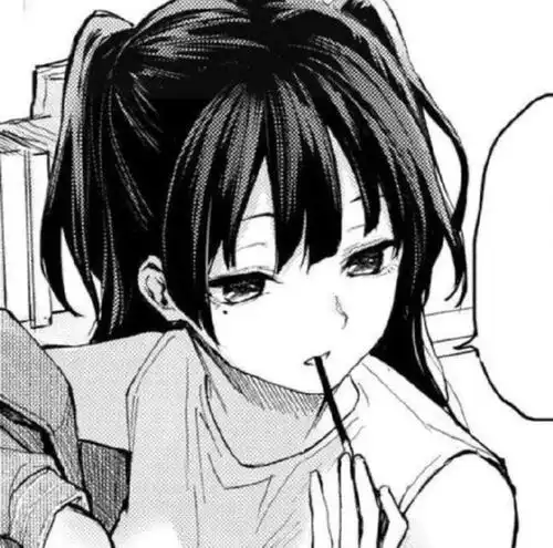 动漫黑白女头有一个人,让我再不相信爱情