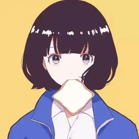 卡通头像女白底角头