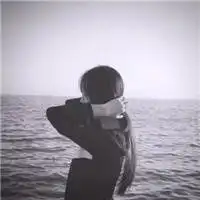 侧面头像男黑白头像微信头像图片大全