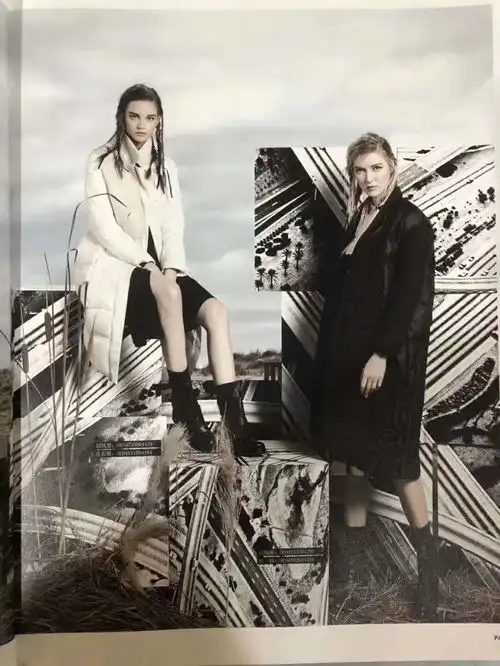 时尚潮牌秋冬装一线女装潮牌经典黑白配女装尾货批发