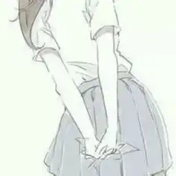 手绘黑白头像女情头