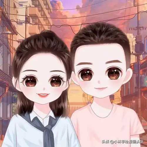 十一月你好,超级喜欢的卡通亲子微信头像,小巧又迷人
