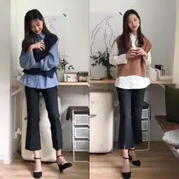 秋季穿得保暖也时尚,8套搭配简约大方有气质,非常适合职场女孩