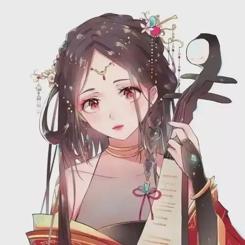 动漫头像爱花也可以迎风雨