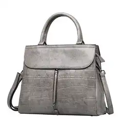 新款女包女士手提单肩真皮女包欧美时尚石头纹包包0756