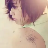 2018美女纹身头像微信头像图片大全