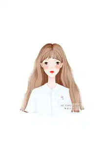 插画女生头像隔忘川,依稀醉梦轮回转,执笔绘朱颜