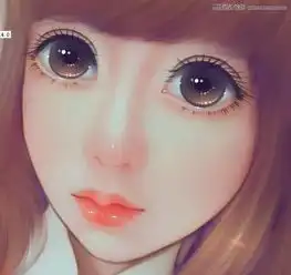 大眼头像女生头像ps