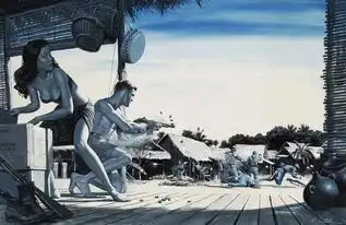 充满了男性荷尔蒙浪漫的二战题材插画