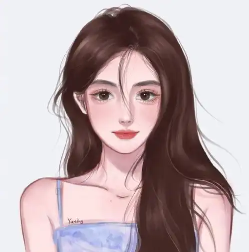 森女头像文艺范手绘女侠