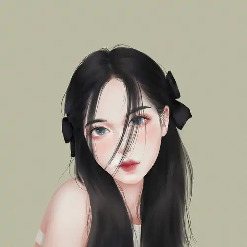 森女头像文艺范手绘木石