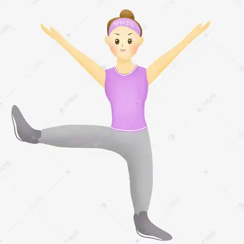 表情女生在跳减肥操健美操素材图片免费下载千库网表情