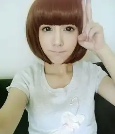 麻烦帮我我找几张好看的bobo头平刘海发型图片