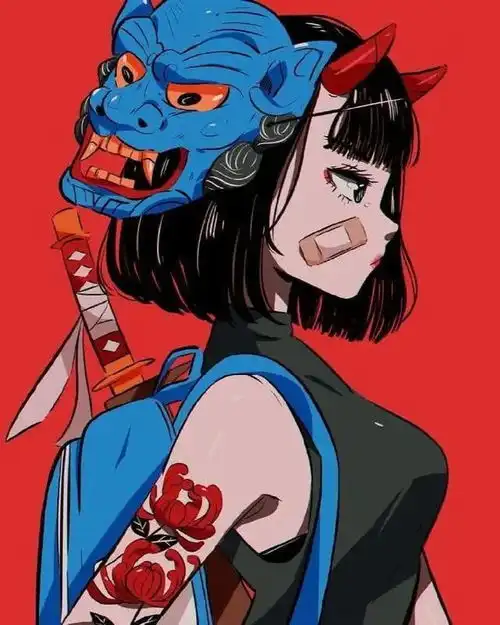 女生头像微信头像漫画新