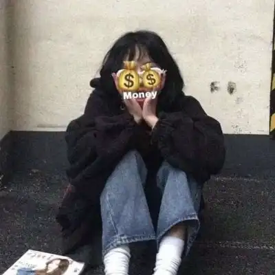 短发女生头像