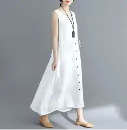 有肚子的女人,三伏天别总穿上下装试试这样穿,显瘦有女人味