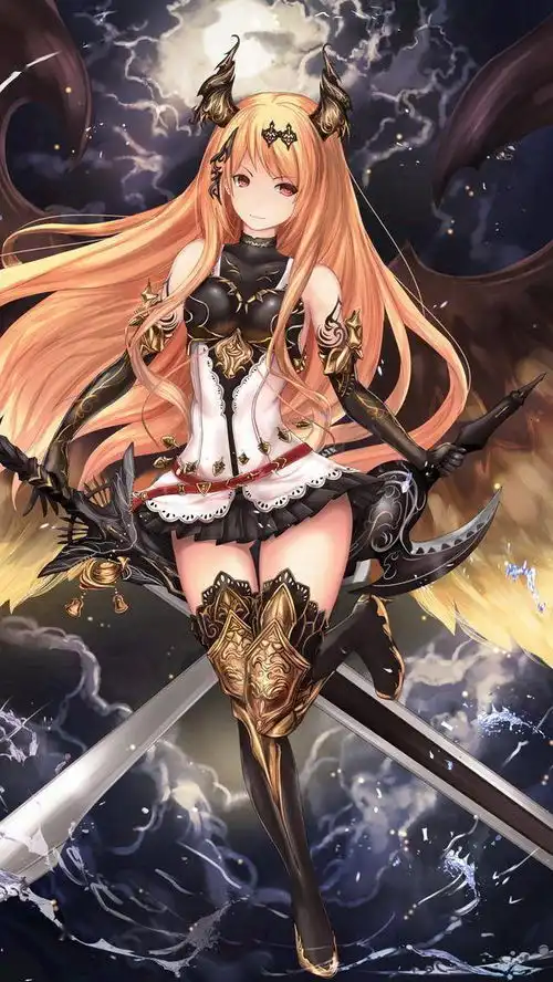 二次元少女性感动漫美女插画手机壁纸分享