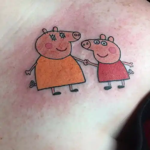 自从纹了小猪佩奇,现在街上的女孩们都会多看我几眼