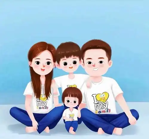 亲子头像卡通又来了