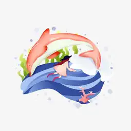 矢量免抠梦幻海洋生物海豚和小女孩插画图片素材其他格式下载动漫人物大全
