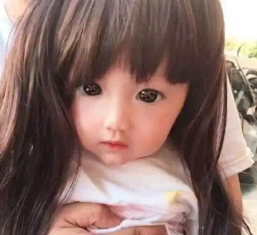 可爱小女孩头像大眼睛假