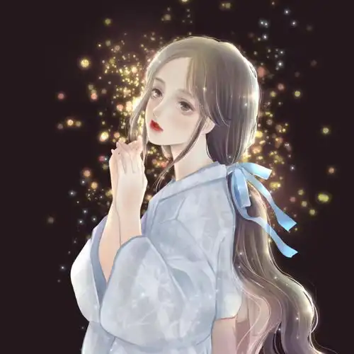 头像女清冷氛围感暗色二次元