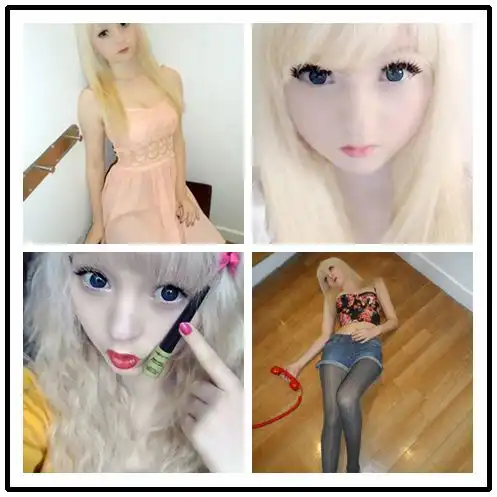 英国15岁白化病女孩维纳斯cosplay走红图