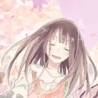 女生唯美头像卡通背景