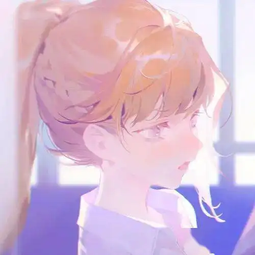 藏匿星空的温柔动漫女生头像