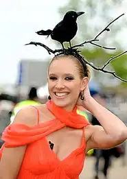 创意十足的帽子淑女日图片