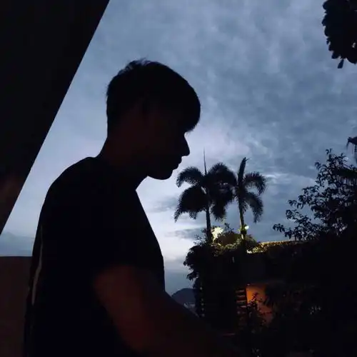 夕阳下的背影女生头像壁