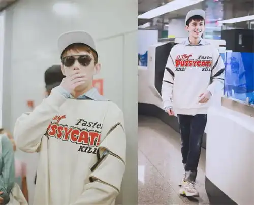 37岁秦岚出游洛杉矶,穿卫衣粉嫩如少女,还和杨幂吴磊撞了衫