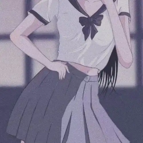 学院风jk女头动漫部位女生头像