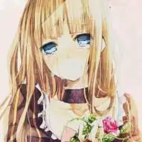 女生哭泣图片头像漫画美