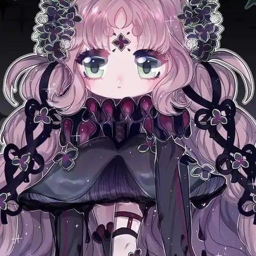 cg原画插画教程q版洛丽塔风格动漫女生人物插画