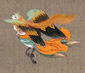 扫落梅上清清雪来年齿间淡淡香古风插画师尧力